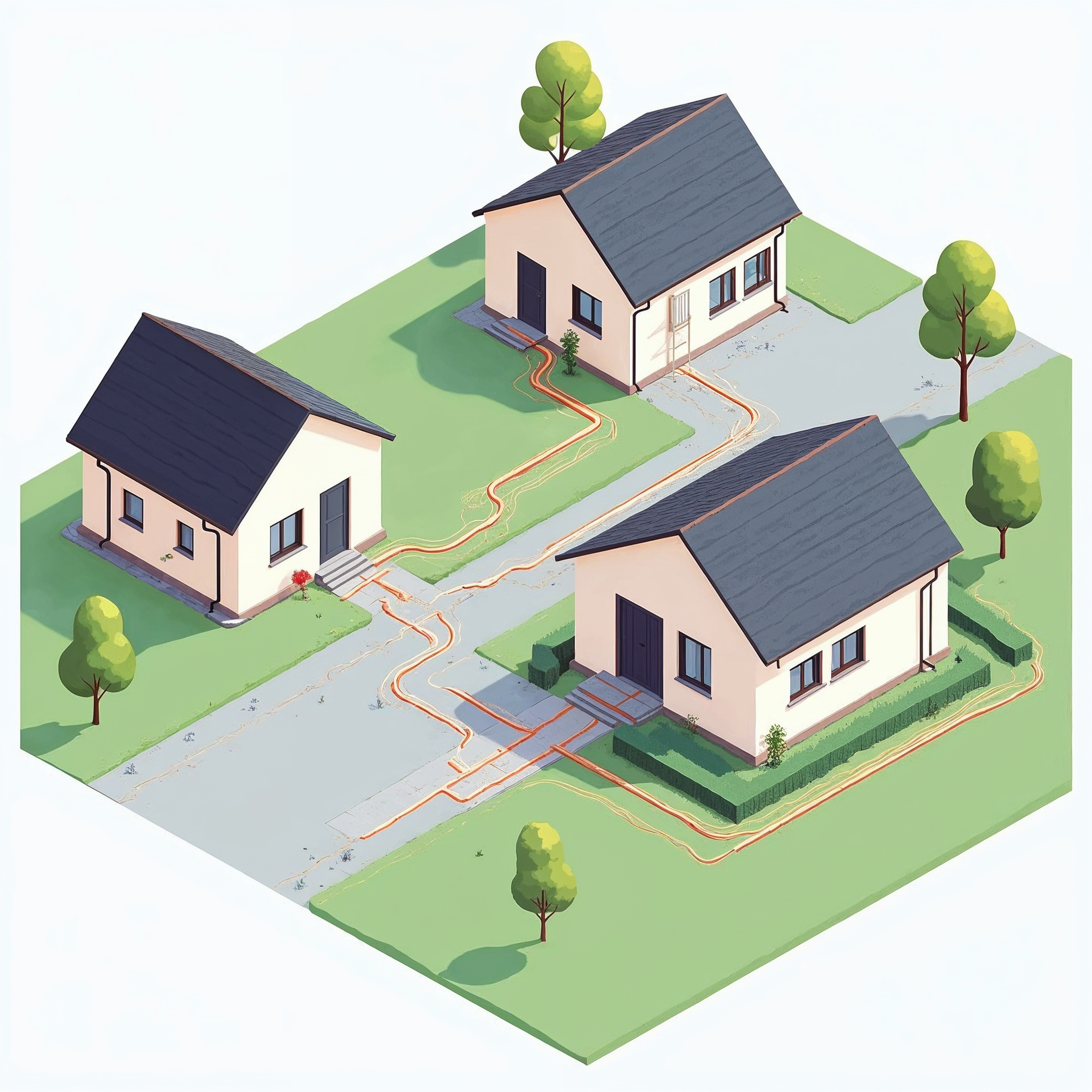 Maisons en réseaux au sein d'un RCPv